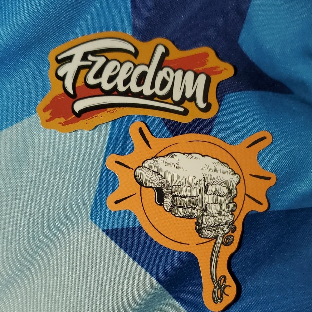 🌈FREE W/BUNDLE🌈 Set Of 2 Freedom Stickers